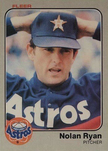 1983 Fleer #463 Nolan Ryan Baseball Card 1983 Fleer #463 Nolan Ryan Baseball Card