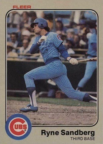 1983 Fleer #507 Ryne Sandberg Rookie Card 1983 Fleer #507 Ryne Sandberg Rookie Card