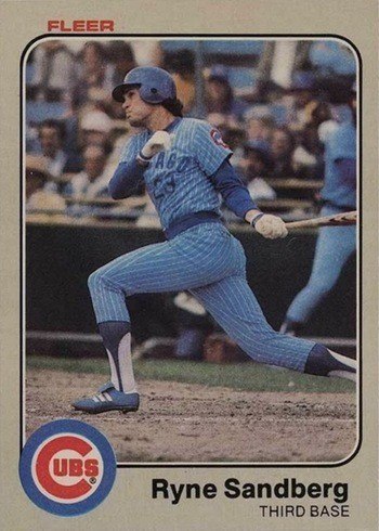 1983 Fleer #507 Ryne Sandberg Rookie Card