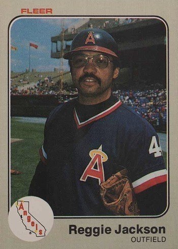 1983 Fleer #93 Reggie Jackson Baseball Card