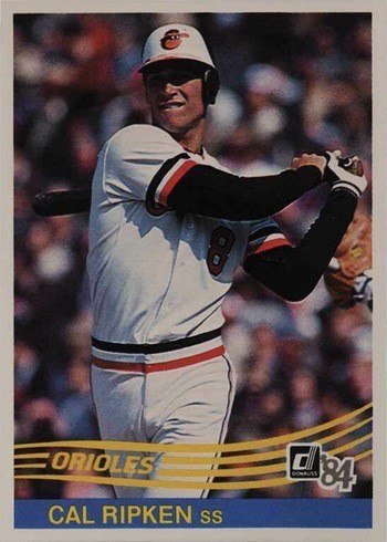 1984 Donruss #106 Cal Ripken Jr. Baseball Card 1984 Donruss #106 Cal Ripken Jr. Baseball Card