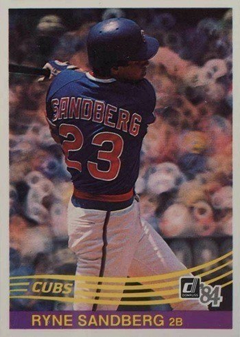 1984 Donruss #311 Ryne Sandberg Baseball Card 1984 Donruss #311 Ryne Sandberg Baseball Card