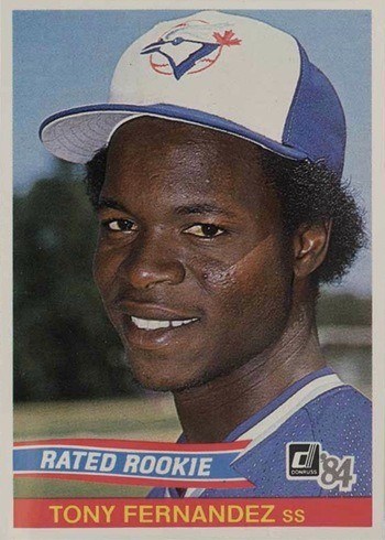 1984 Donruss #32 Tony Fernandez Rated Rookie Card 1984 Donruss #32 Tony Fernandez Rated Rookie Card