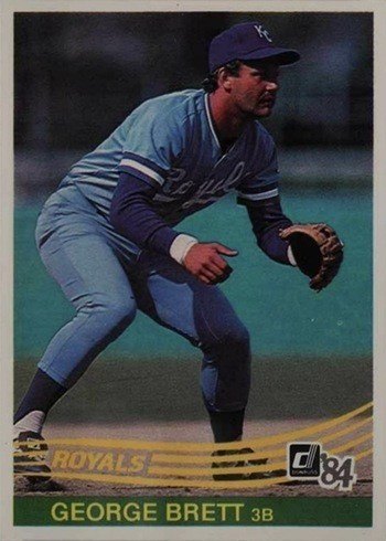 1984 Donruss #53 George Brett Baseball Card 1984 Donruss #53 George Brett Baseball Card