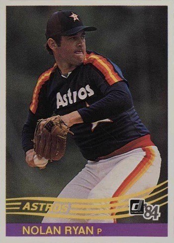 1984 Donruss #60 Nolan Ryan Baseball Card 1984 Donruss #60 Nolan Ryan Baseball Card