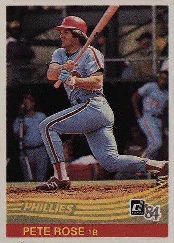 1984 Donruss #61 Pete Rose Baseball Card 1984 Donruss #61 Pete Rose Baseball Card