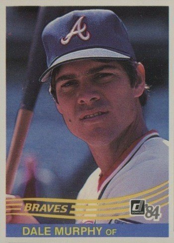 1984 Donruss #66 Dale Murphy Baseball Card 1984 Donruss #66 Dale Murphy Baseball Card