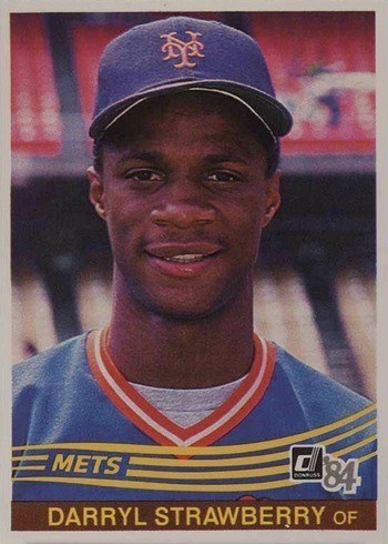 1984 Donruss #68 Darryl Strawberry Rookie Card 1984 Donruss #68 Darryl Strawberry Rookie Card