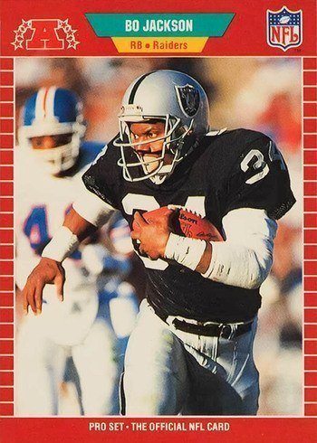 1989 Pro Set #185 Bo Jackson Football Card
