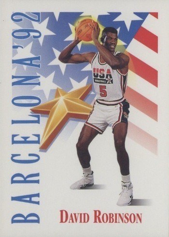 1991 SkyBox #538 David Robinson Team USA Basketball Card