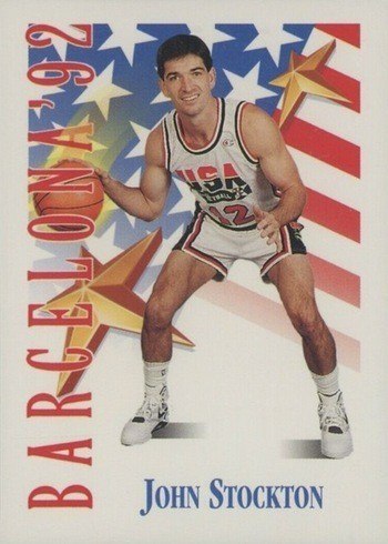 1991 SkyBox #539 John Stockton Team USA Basketball Card 1991 SkyBox #539 John Stockton Team USA Basketball Card