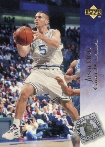 1994 Upper Deck #186 Jason Kidd Rookie Card Michael Jordan Draft Analysis