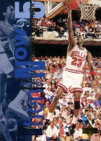 1993-94 Upper Deck #198 Michael Jordan PSA 8 Graded Card Finals Game 1  Highlight