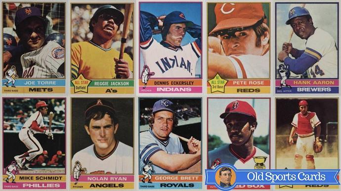 Most Valuable 1976 Topps Baseball Cards