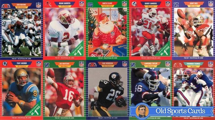 Most Valuable 1989 Pro Set Football Cards