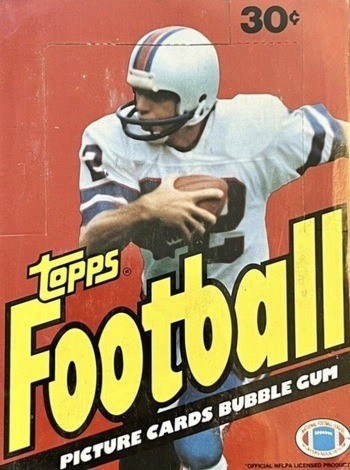 Unopened Box of 1981 Topps Football Cards