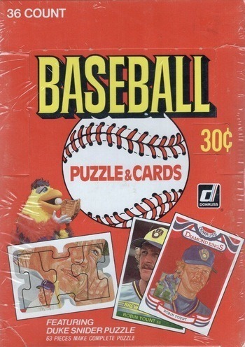 Unopened Box of 1984 Donruss Baseball Cards