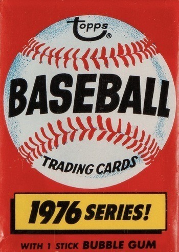 Unopened Pack of 1976 Topps Baseball Cards