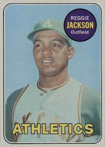 1969 Topps #260 Reggie Jackson Rookie Card