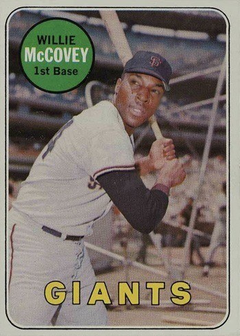 1969 Topps #440 White Letters Willie McCovey Baseball Card 1969 Topps #440 White Letters Willie McCovey Baseball Card
