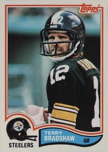 1982 Topps #204 Terry Bradshaw Football Card