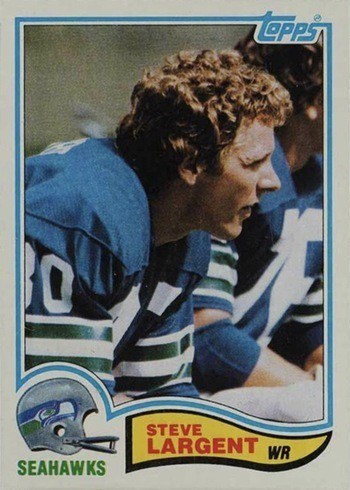 1982 Topps #249 Steve Largent Football Card