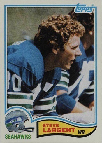 1982 Topps #249 Steve Largent Football Card 1982 Topps #249 Steve Largent Football Card