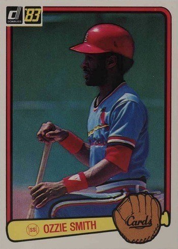 1983 Donruss #120 Ozzie Smith Baseball Card 1983 Donruss #120 Ozzie Smith Baseball Card