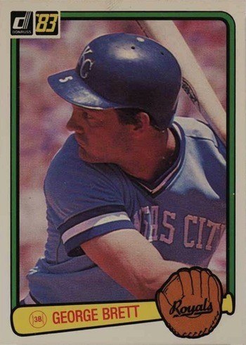 1983 Donruss #338 George Brett Baseball Card 1983 Donruss #338 George Brett Baseball Card