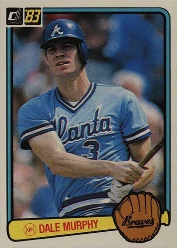 1983 Donruss #47 Dale Murphy Baseball Card