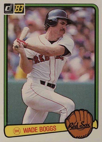 1983 Donruss #586 Wade Boggs Rookie Card