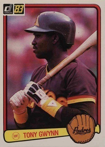 1983 Donruss #598 Tony Gwynn Rookie Card 1983 Donruss #598 Tony Gwynn Rookie Card