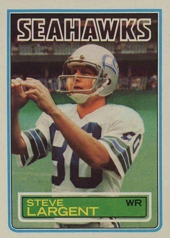 1983 Topps #389 Steve Largent Football Card 1983 Topps #389 Steve Largent Football Card