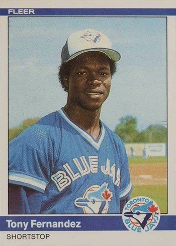 1984 Fleer #152 Tony Fernandez Rookie Card 1984 Fleer #152 Tony Fernandez Rookie Card