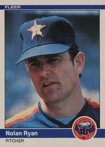 1984 Fleer #239 Nolan Ryan Baseball Card 1984 Fleer #239 Nolan Ryan Baseball Card