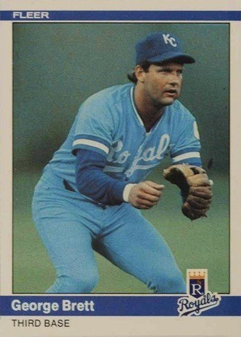1984 Fleer #344 George Brett Baseball Card
