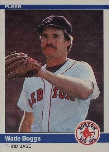 1984 Fleer #392 Wade Boggs Baseball Card