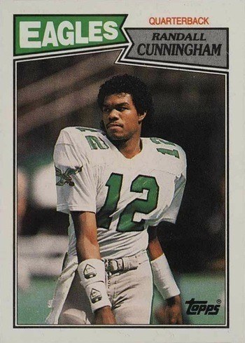 1987 Topps #296 Randall Cunningham Rookie Card