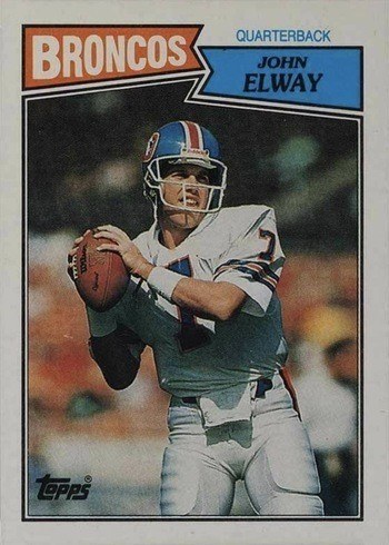 1987 Topps #31 John Elway Football Card