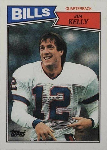 1987 Topps #362 Jim Kelly Rookie Card