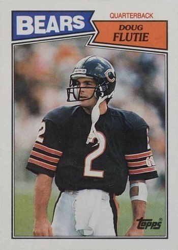 1987 Topps #45 Doug Flutie Rookie Card