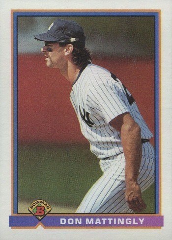 1991 Bowman #178 Don Mattingly Baseball Card 1991 Bowman #178 Don Mattingly Baseball Card