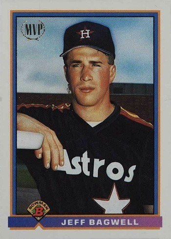 1991 Bowman #183 Jeff Bagwell Rookie Card 1991 Bowman #183 Jeff Bagwell Rookie Card