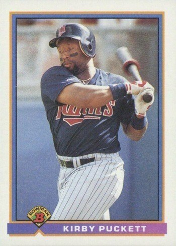 1991 Bowman #320 Kirby Puckett Baseball Card 1991 Bowman #320 Kirby Puckett Baseball Card