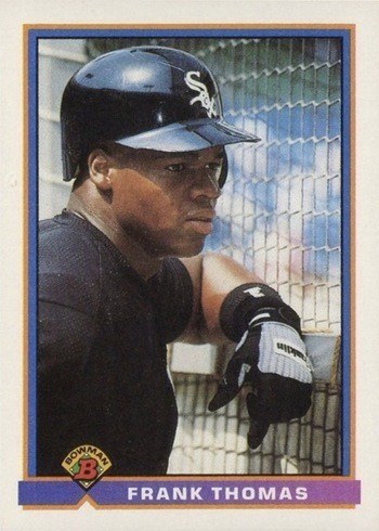 1991 Bowman #366 Frank Thomas Baseball Card 1991 Bowman #366 Frank Thomas Baseball Card