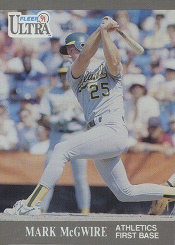 1991 Fleer Ultra #251 Mark McGwire Baseball Card