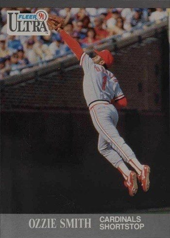 1991 Fleer Ultra #296 Ozzie Smith Baseball Card