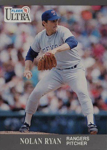 1991 Fleer Ultra #355 Nolan Ryan Baseball Card