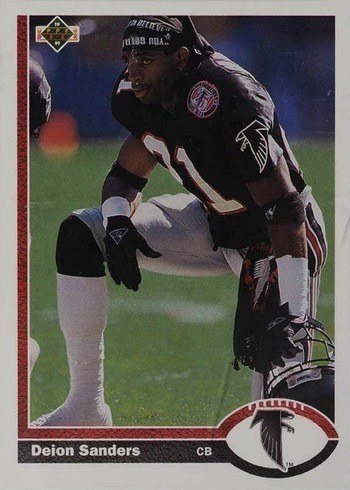1991 Upper Deck #154 Deion Sanders Football Card 1991 Upper Deck #154 Deion Sanders Football Card