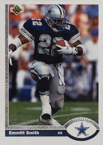 1991 Upper Deck #172 Emmitt Smith Football Card 1991 Upper Deck #172 Emmitt Smith Football Card